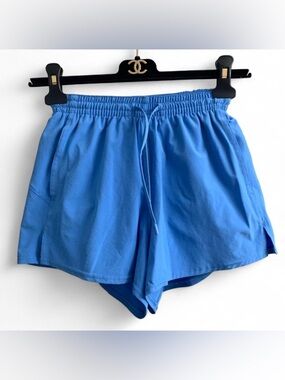 lululemon athletica pace rival high rise  Blue Shorts size 2 #yoga #workout